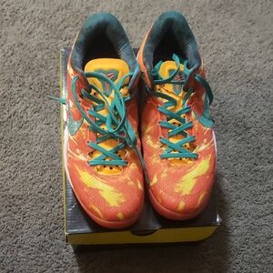 Nike Kobe 8 System Elite Teal and Orange Design
